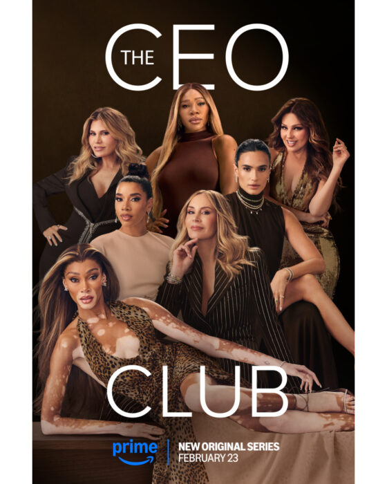 Prime Video announces “The CEO Club,” starring Serena Williams and powerhouse CEOs, debuting February 23.