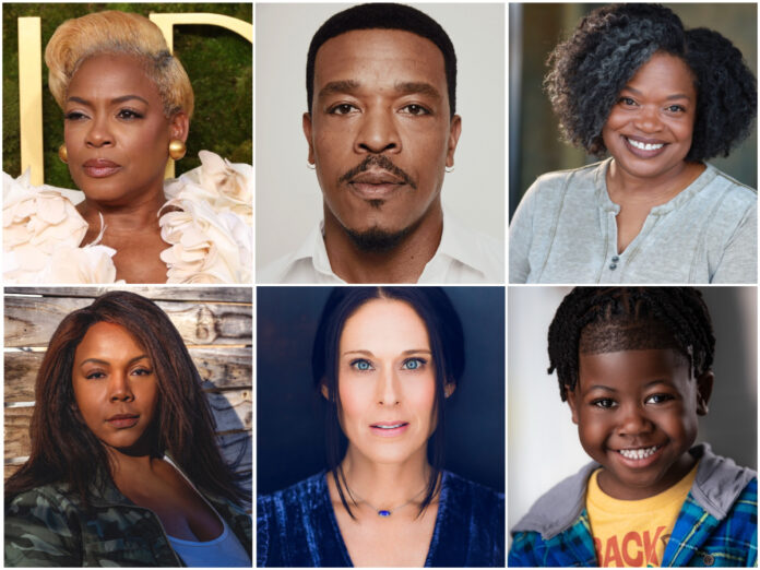 Aunjanue Ellis-Taylor (Credit: JC Olivera), Russell Hornsby (Credit: Benjo Arwas), Arischa Conner (Credit: Val Tannuzzi) Angela Davis (Credit: Sean Patrick), Caroline Granger (Credit: David Noles), Semaj Prather (Credit: Dwayne Boyd Photography)
