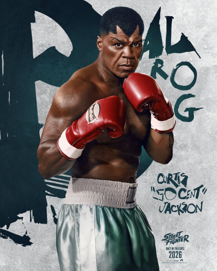 Curtis “50 Cent” Jackson as Balrog in the Street Fighter movie 2026