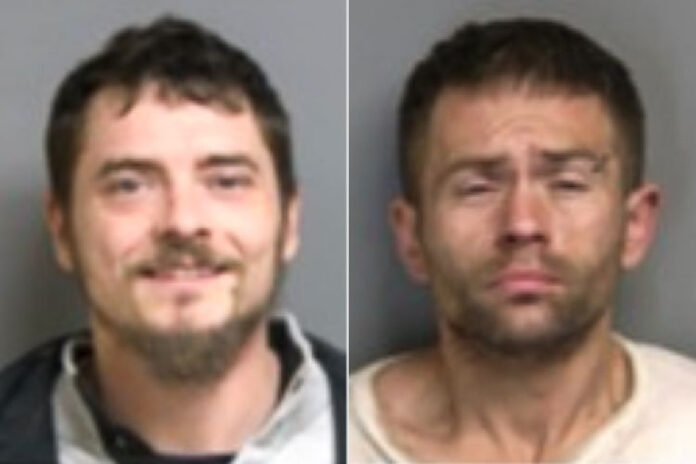 Mark McCracken and Derek Harrison, two Michigan men charged after an alleged paternity test switch-up, according to the Macomb County Prosecutor.