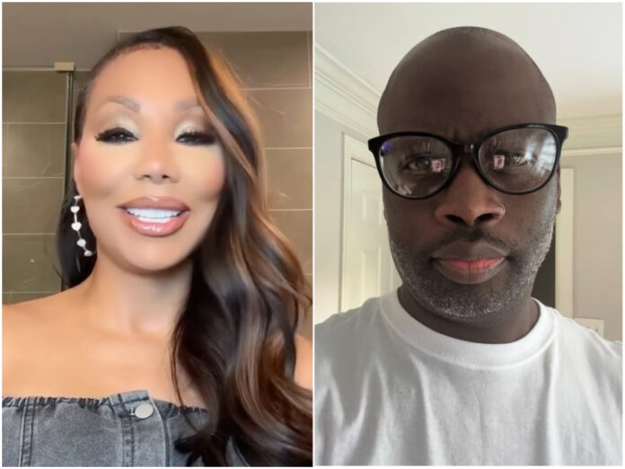 Tamar Braxton issues a legal statement after Funky Dineva’s claims about Mendeecees Harris spark viral rumors.