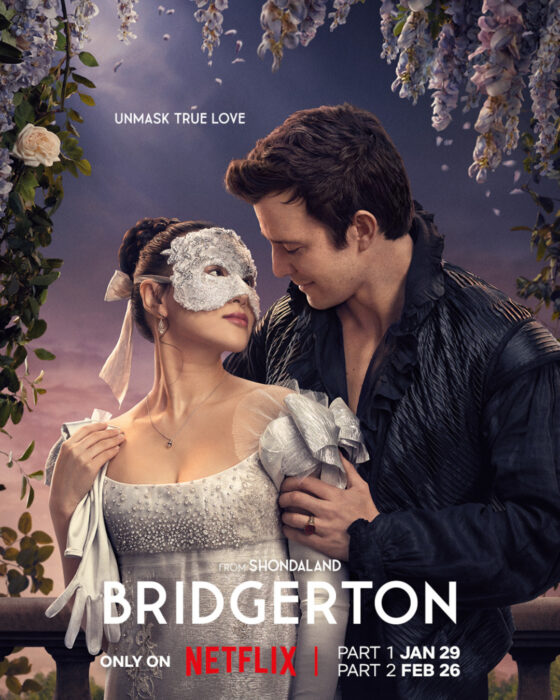 Bridgerton Season 4 key art for the Netflix series