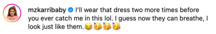 Dr. Karri Turner Bryant responds playfully to Pastor Jamal Bryant’s denim dress post after backlash over her UNCF Atlanta Mayor’s Masked Ball gown.