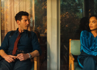 What To Watch On Netflix In January 2026: 16 New Movies And Shows His & Hers. (L to R) Jon Bernthal as Detective Jack Harper and Tessa Thompson as Anna in Episode #101