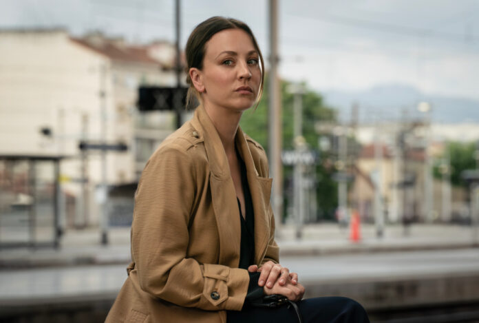 Kaley Cuoco stars as Alice in MGM+ thriller 'Vanished,' searching for her missing boyfriend after he disappears on a train in France