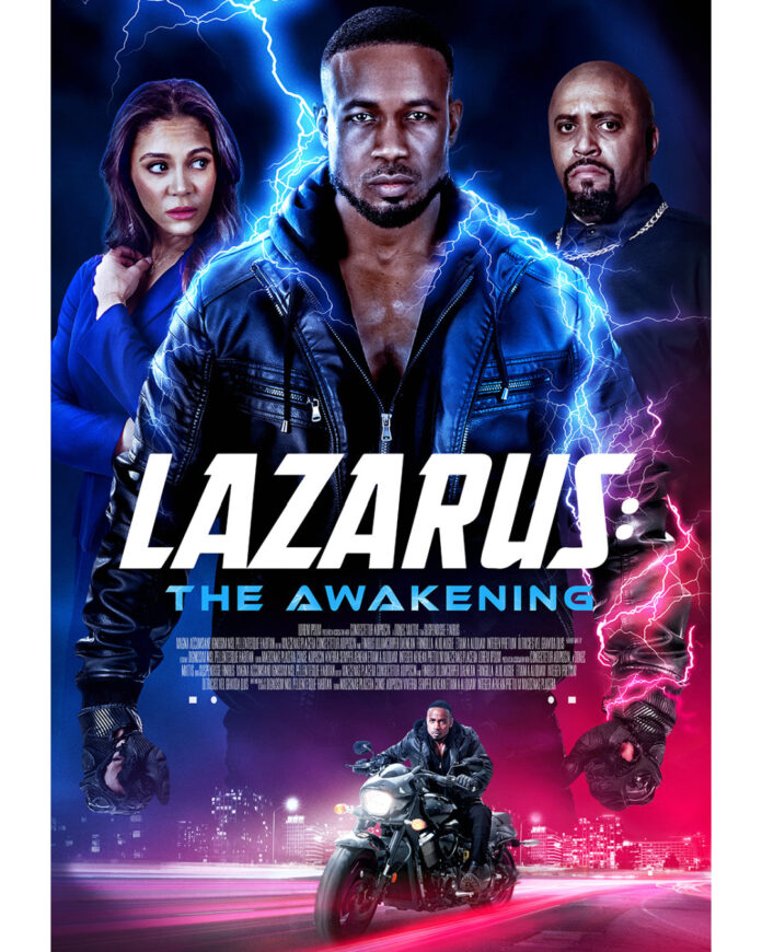 Official poster for “Lazarus: The Awakening,” streaming everywhere January 31, 2026.