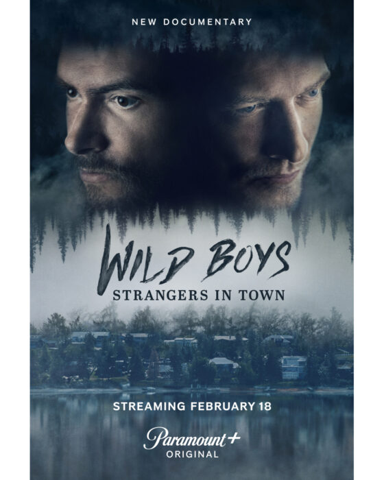 “Wild Boys: Strangers In Town” Paramount+ documentary key art about the mysterious brothers found in British Columbia