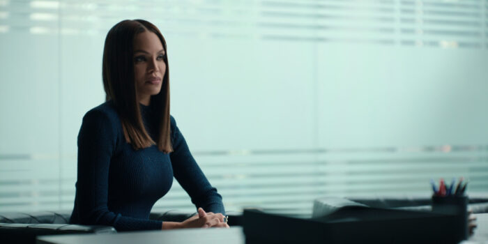 Crystle Stewart as Mallory in Tyler Perry’s Beauty In Black Season 2 Part 2