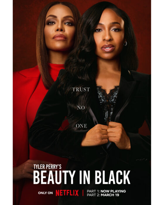 Key art for Tyler Perry’s Beauty In Black Season 2 Part 2 streaming on Netflix