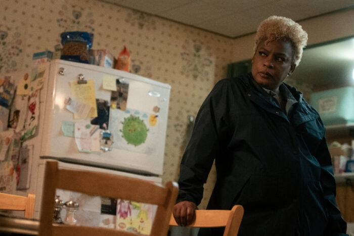 Aunjanue Ellis-Taylor in a scene from the Apple TV series “Lucky”