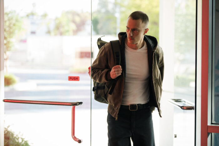 Drew Starkey in the Apple TV limited series “Lucky”