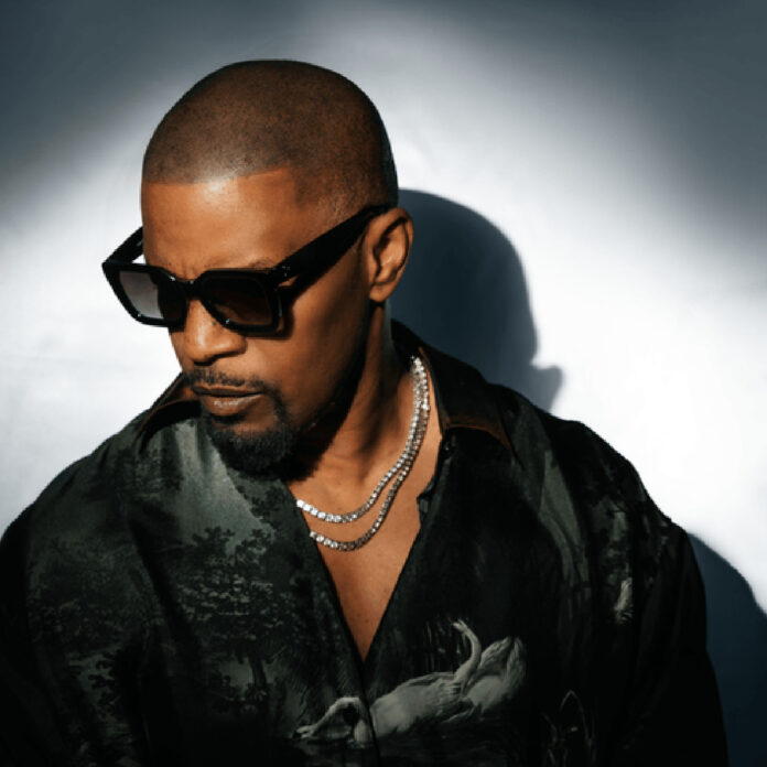 Jamie Foxx “Somebody” single cover artwork for his 2026 Valentine’s season release