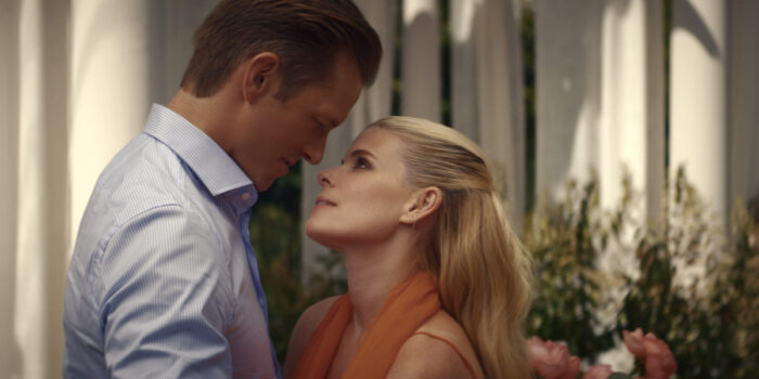 Joel Kinnaman and Kate Mara in “Imperfect Women,” premiering March 18, 2026 on Apple TV.