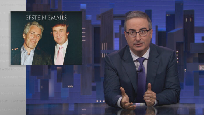 John Oliver in Last Week Tonight Season 13 on HBO Max February 2026