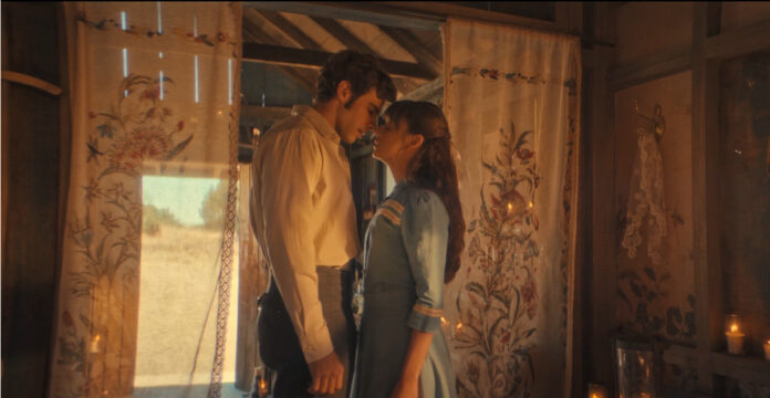Andrés Baida and Azul Guaita in “Like Water For Chocolate” Season 2 on HBO Max February 2026