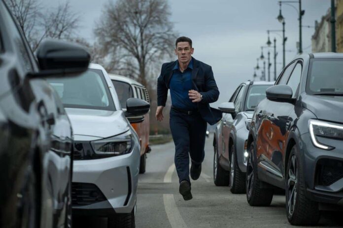 John Cena in first look image from “Matchbox The Movie” on Apple TV action adventure film