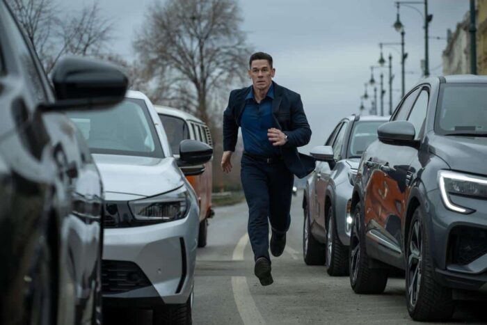 John Cena in first look image from “Matchbox The Movie” on Apple TV action adventure film