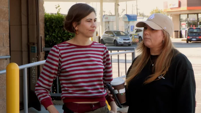 Buyers bidding on storage lockers in Storage Wars Season 16 on Disney+