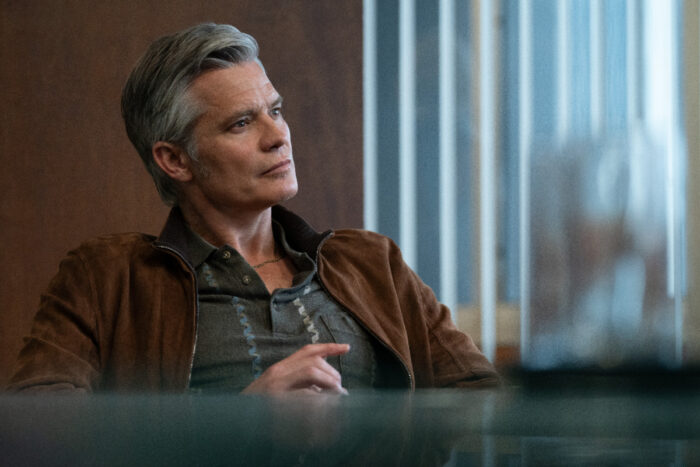 Timothy Olyphant in the Apple TV limited drama series “Lucky”