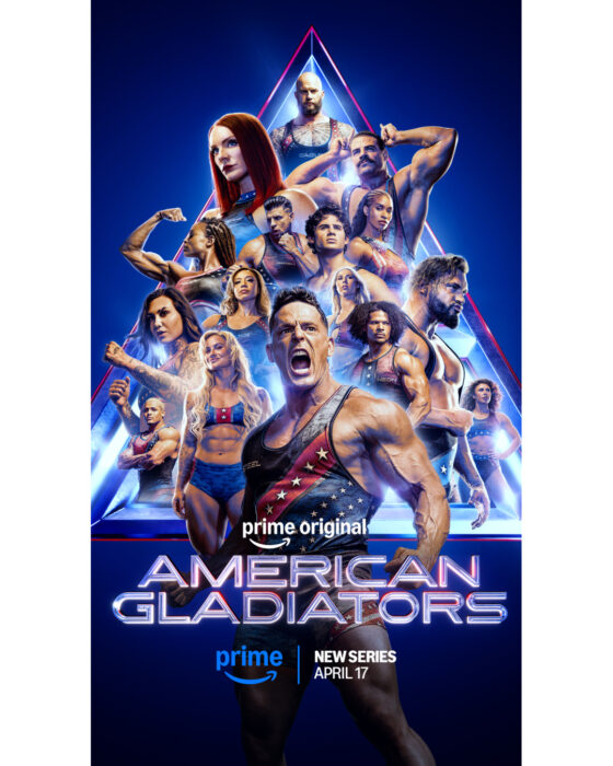 Contestants competing in American Gladiators reboot Prime Video April 2026