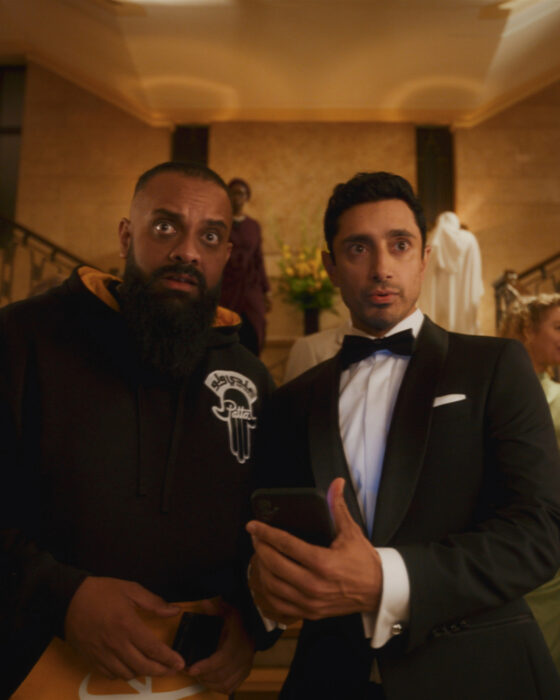 Bait Prime Video key art starring Riz Ahmed as a struggling actor facing a major audition
