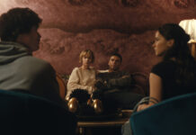 ‘Beef’ Season 2 Teaser Drops And The New Feud Looks Messy AF! Charles Melton as Austin Davis, Carey Mulligan as Lindsay Crane-Martín, Oscar Isaac as Joshua Martín, and Cailee Spaeny as Ashley Miller in "Beef" Season 2 on Netflix.