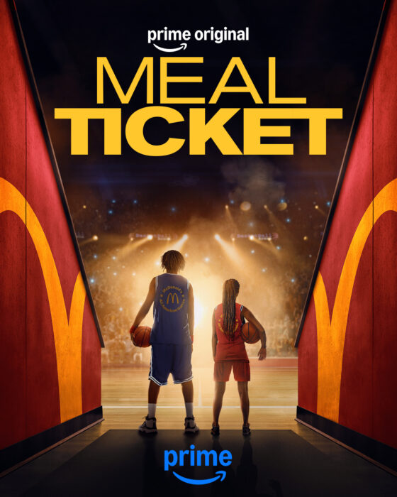 Meal Ticket Prime Video documentary key art highlighting the McDonald’s All American Games basketball legacy
