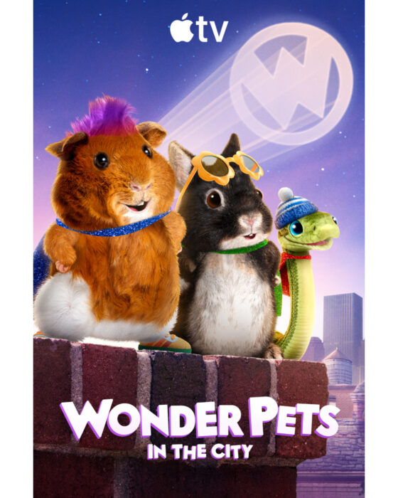 Izzy Tate and Zuri in Wonder Pets In The City Apple TV animated kids series March 2026 key art