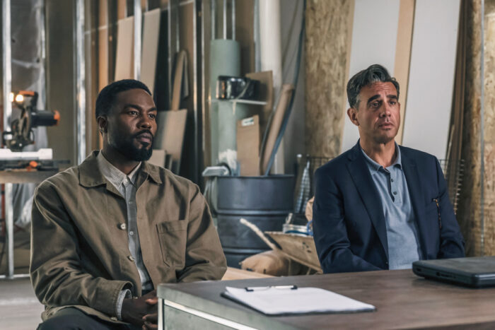 Yahya Abdul-Mateen II as John Creasy and Bobby Cannavale as Paul Rayburn in Episode 101 of “Man On Fire”
