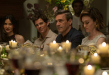 What To Watch On Apple TV This April 2026 Olivia Munn, James Marsden, Jon Hamm, and Heather Lind in "Your Friends & Neighbors," premiering April 3, 2026 on Apple TV