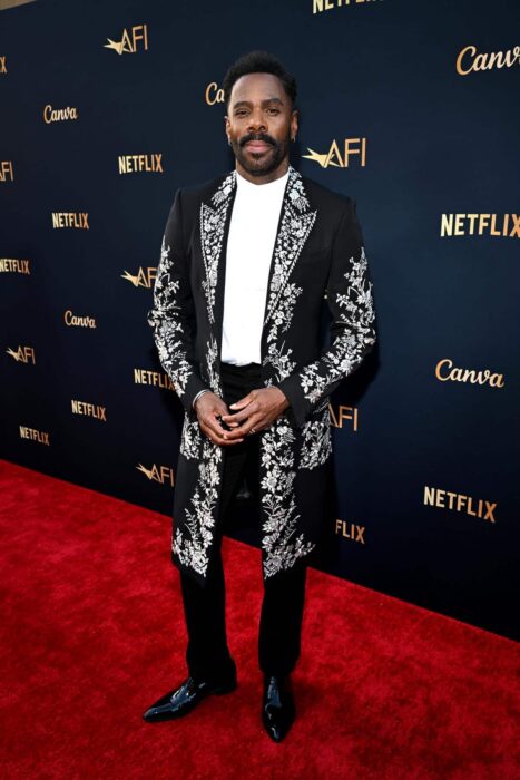 Colman Domingo attends the AFI Life Achievement Award honoring Eddie Murphy at the Dolby Theatre in Hollywood, April 2026