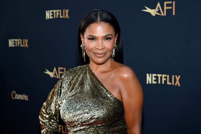 Nia Long attends the AFI Life Achievement Award honoring Eddie Murphy at the Dolby Theatre in Hollywood, April 2026
