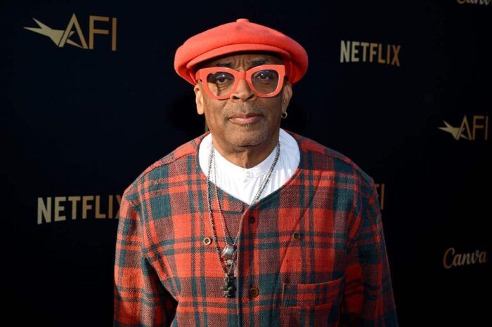 Spike Lee attends the AFI Life Achievement Award honoring Eddie Murphy at the Dolby Theatre in Hollywood, April 2026