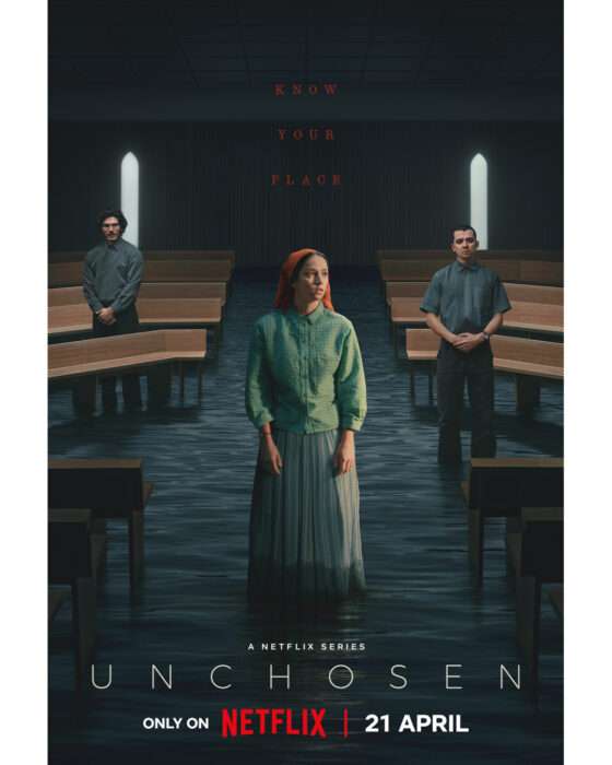 Official key art for Unchosen on Netflix, April 21
