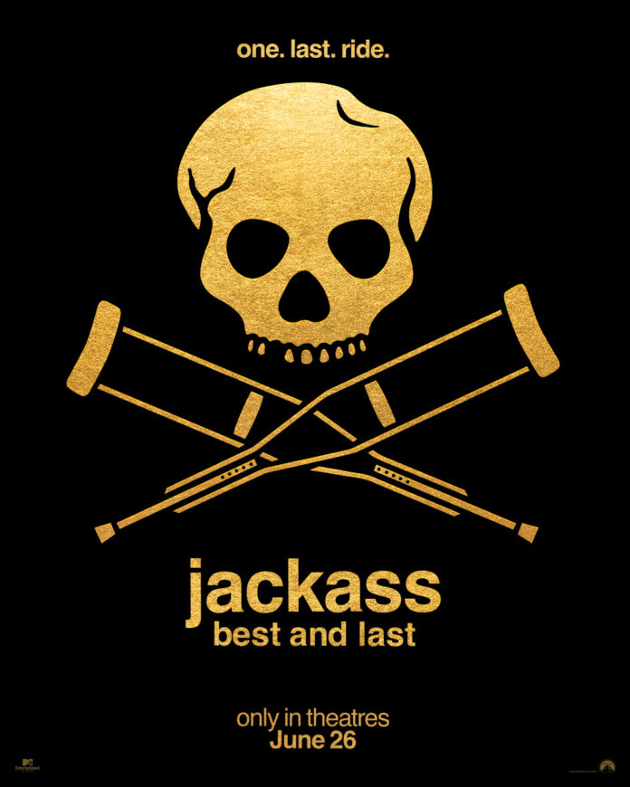 jackass-best-and-last-movie-poster-2026 Jackass Best and Last official movie poster with release date June 26 2026