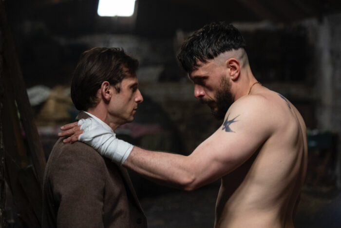 Jamie Bell and Richard Gadd in “Half Man” HBO limited series trailer scene