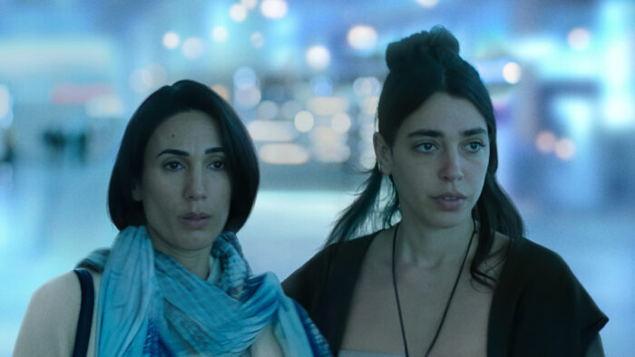 Liraz Chamami and Talia Lynne Ronn in “Unconditional,” premiering May 8, 2026 on Apple TV