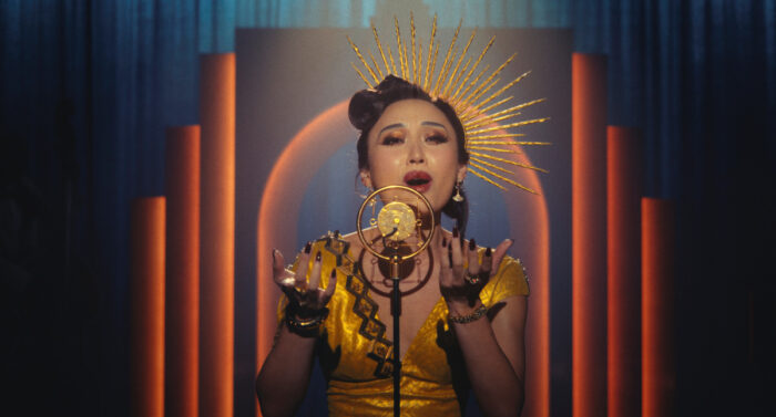 Li Jun Li as Cat in a scene from Prime Video’s “Spider-Noir” series