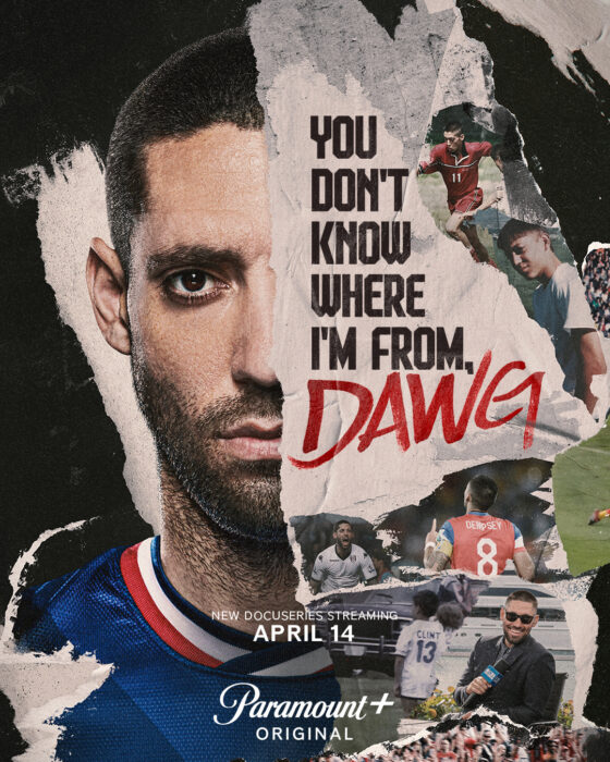 Clint Dempsey in “You Don’t Know Where I’m From, Dawg” docuseries on Paramount Plus exploring his soccer career and life story