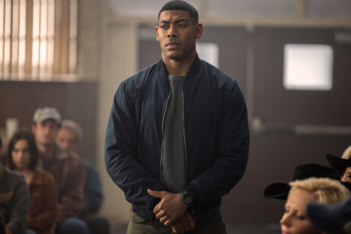 Aaron Pierre as John Stewart in HBO’s upcoming DC drama series “Lanterns”