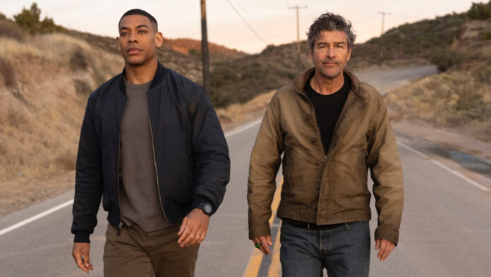 aaron-pierre-kyle-chandler-lanterns-hbo Aaron Pierre and Kyle Chandler in the official teaser for HBO’s DC series “Lanterns”