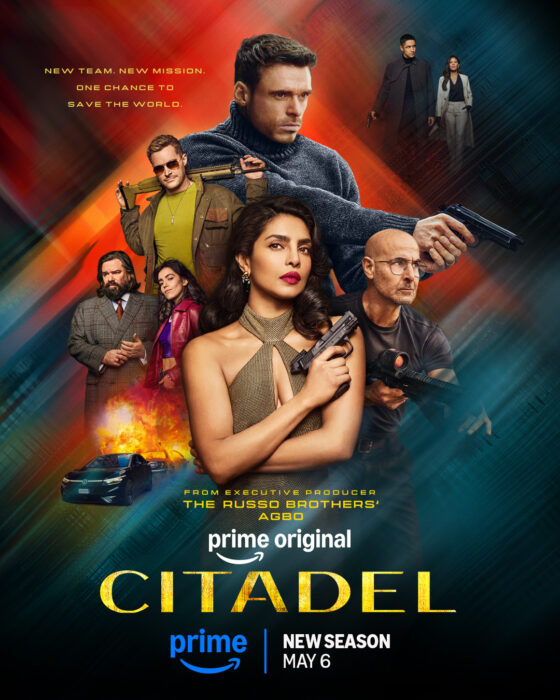 Richard Madden and Priyanka Chopra Jonas in Citadel Season 2 on Prime Video