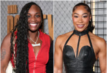 Claressa Shields Speaks Out After MVP Ban Over Alycia Baumgardner Altercation Alycia Baumgardner and Claressa Shields attend Netflix’s Ronda Rousey vs. Gina Carano event at Intuit Dome in Inglewood, California on May 16, 2026.