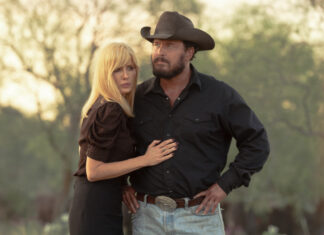 ‘Dutton Ranch’ Review: Beth And Rip Still Can’t Catch A Break (L-R): Kelly Reilly as Beth Dutton and Cole Hauser as Rip Wheeler in Dutton Ranch, episode 4, season 1, streaming on Paramount+, 2026.