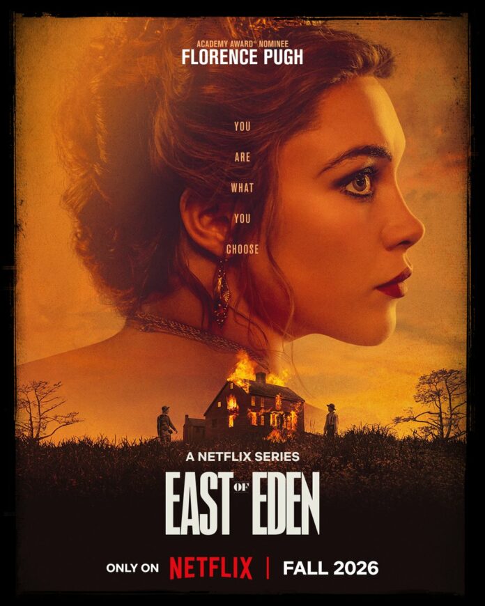 east-of-eden-teaser-trailer Florence Pugh in Netflix’s “East Of Eden” teaser trailer.