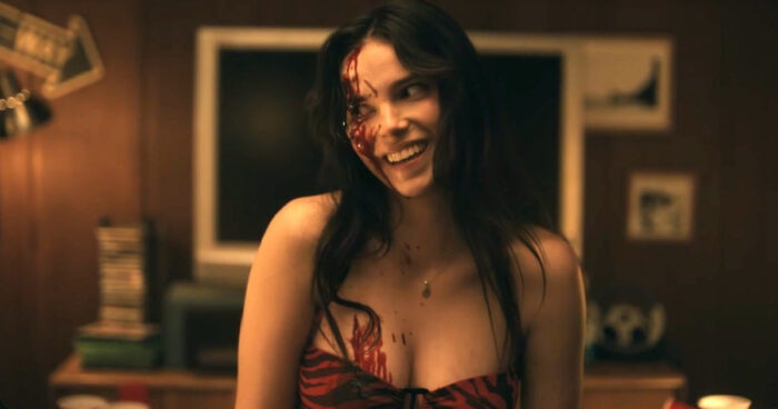 Inde Navarrette as Nikki in the supernatural horror film “Obsession”