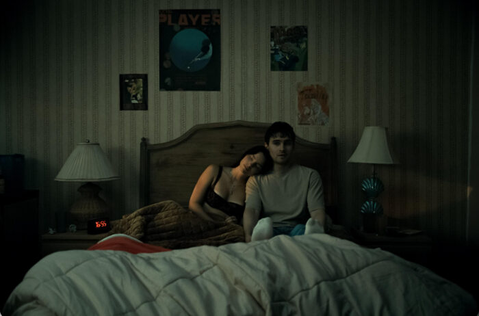 Michael Johnston and Inde Navarrette as Nikki in the supernatural horror film