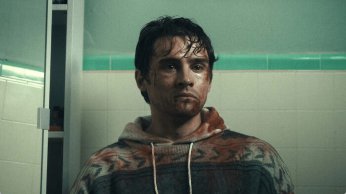Michael Johnston as Bear in the supernatural horror film “Obsession”