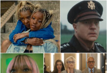 Movies In Theaters May 2026: 12 Films Actually Worth Your Money Collage of movies in theaters May 2026 including Is God Is, The Devil Wears Prada 2, I Love Boosters, and Pressure scenes