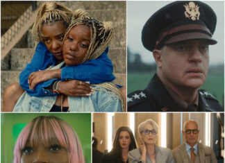 Movies In Theaters May 2026: 12 Films Actually Worth Your Money Collage of movies in theaters May 2026 including Is God Is, The Devil Wears Prada 2, I Love Boosters, and Pressure scenes